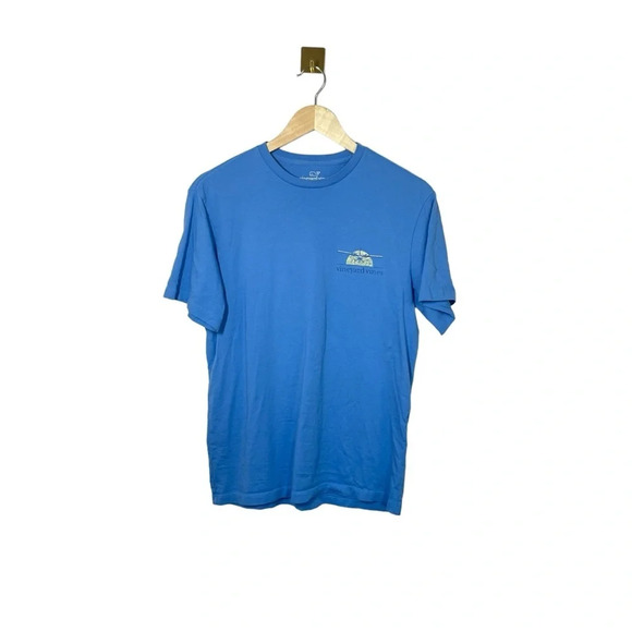Vineyard Vines Men’s Aviation Graphic Tee in Blue Size XS - Picture 1 of 9